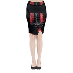 Twenty One Pilots Midi Wrap Pencil Skirt from ArtsNow.com