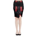 Midi Wrap Pencil Skirt 
