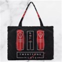 Zipper Medium Tote Bag Front