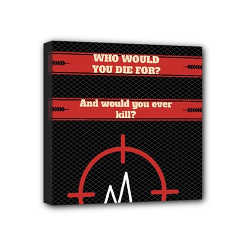 Twenty One Pilots Album Lyrics Mini Canvas 4  x 4  (Stretched) from ArtsNow.com