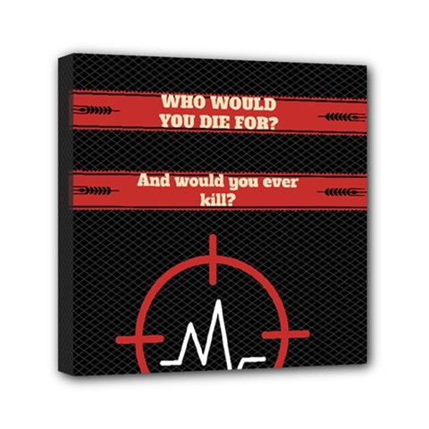 Twenty One Pilots Album Lyrics Mini Canvas 6  x 6  (Stretched) from ArtsNow.com