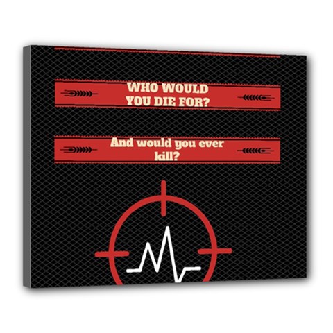 Twenty One Pilots Album Lyrics Canvas 20  x 16  (Stretched) from ArtsNow.com