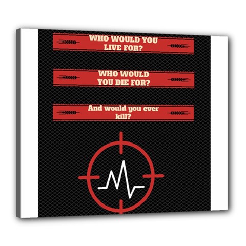 Twenty One Pilots Album Lyrics Canvas 24  x 20  (Stretched) from ArtsNow.com