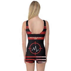 One Piece Boyleg Swimsuit 