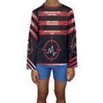 Twenty One Pilots Album Lyrics Kid s Long Sleeve Swimwear