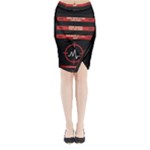 Twenty One Pilots Album Lyrics Midi Wrap Pencil Skirt