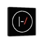 Twenty One Pilots Band Logo Mini Canvas 4  x 4  (Stretched)
