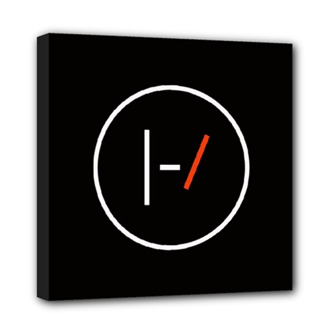Twenty One Pilots Band Logo Mini Canvas 8  x 8  (Stretched) from ArtsNow.com