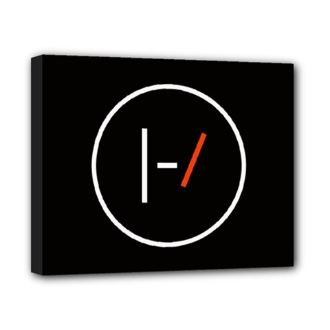 Twenty One Pilots Band Logo Canvas 10  x 8  (Stretched) from ArtsNow.com