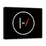 Twenty One Pilots Band Logo Canvas 14  x 11  (Stretched)