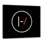 Twenty One Pilots Band Logo Canvas 24  x 20  (Stretched)