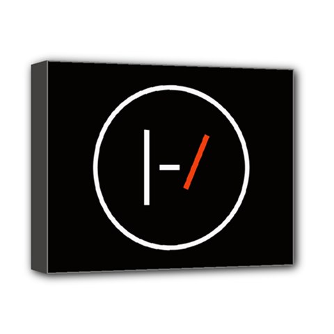 Twenty One Pilots Band Logo Deluxe Canvas 14  x 11  (Stretched) from ArtsNow.com