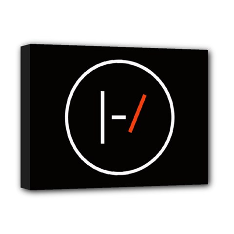 Twenty One Pilots Band Logo Deluxe Canvas 16  x 12  (Stretched)  from ArtsNow.com