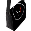 Flap Closure Messenger Bag (L) 