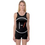 Twenty One Pilots Band Logo One Piece Boyleg Swimsuit