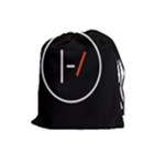 Twenty One Pilots Band Logo Drawstring Pouch (Large)