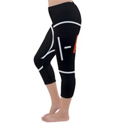 Capri Winter Leggings Back Capri Winter Leggings Back