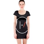 Twenty One Pilots Band Logo Short Sleeve Bodycon Dress