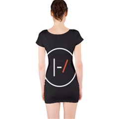Short Sleeve Bodycon Dress Back