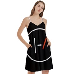 Mini Camis Dress With Pockets 