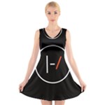 Twenty One Pilots Band Logo V-Neck Sleeveless Dress