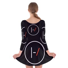 Long Sleeve Velvet Skater Dress 