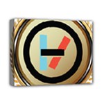 Twenty One Pilots Shield Deluxe Canvas 14  x 11  (Stretched)