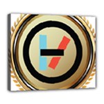 Twenty One Pilots Shield Deluxe Canvas 24  x 20  (Stretched)