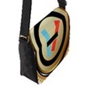 Flap Closure Messenger Bag (S) 