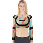Twenty One Pilots Shield Long Sleeve Crop Top (Tight Fit)