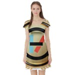 Twenty One Pilots Shield Short Sleeve Skater Dress