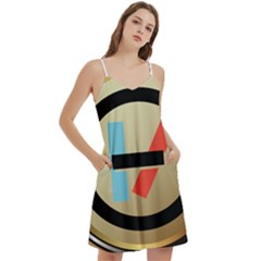 Mini Camis Dress With Pockets 