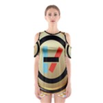 Twenty One Pilots Shield Women s Cutout Shoulder One Piece
