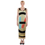 Twenty One Pilots Shield Fitted Maxi Dress