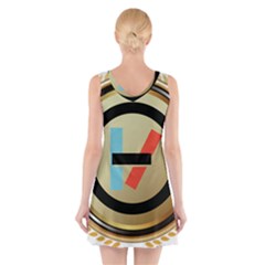 V-Neck Sleeveless Dress 
