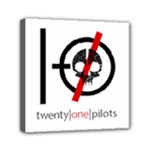 Twenty One Pilots Skull Mini Canvas 6  x 6  (Stretched)