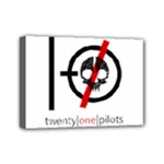 Twenty One Pilots Skull Mini Canvas 7  x 5  (Stretched)