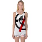 Twenty One Pilots Skull One Piece Boyleg Swimsuit