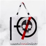 Twenty One Pilots Skull Grocery Tote Bag