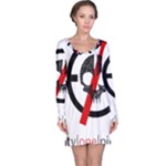 Twenty One Pilots Skull Long Sleeve Nightdress