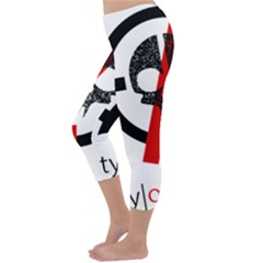 Capri Winter Leggings Back Capri Winter Leggings Back