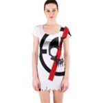 Twenty One Pilots Skull Short Sleeve Bodycon Dress
