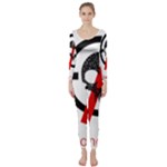 Twenty One Pilots Skull Long Sleeve Catsuit