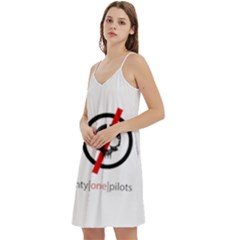 Mini Camis Dress With Pockets 