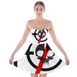 Twenty One Pilots Skull Strapless Bra Top Dress