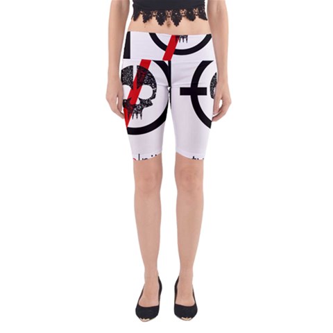Twenty One Pilots Skull Yoga Cropped Leggings from ArtsNow.com