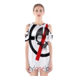 Twenty One Pilots Skull Women s Cutout Shoulder One Piece