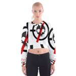 Twenty One Pilots Skull Women s Cropped Sweatshirt