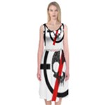 Twenty One Pilots Skull Midi Sleeveless Dress