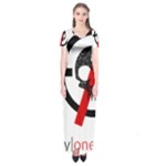 Twenty One Pilots Skull Short Sleeve Maxi Dress